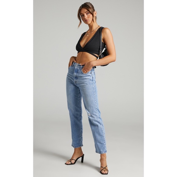 Levi’s RIBCAGE STRAIGHT ANKLE WOMEN'S JEANS - Picture 8 of 11